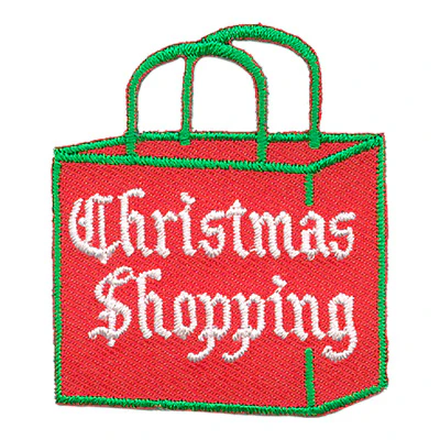 12 Pieces-Christmas Shopping Patch-Free shipping