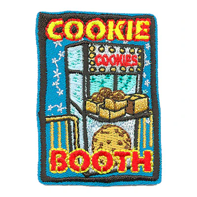 12 Pieces-Cookie Booth Patch-Free shipping