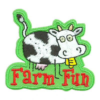 12 Pieces-Farm Fun Patch-Free shipping
