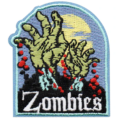 12 Pieces - Zombies Patch - Free Shipping