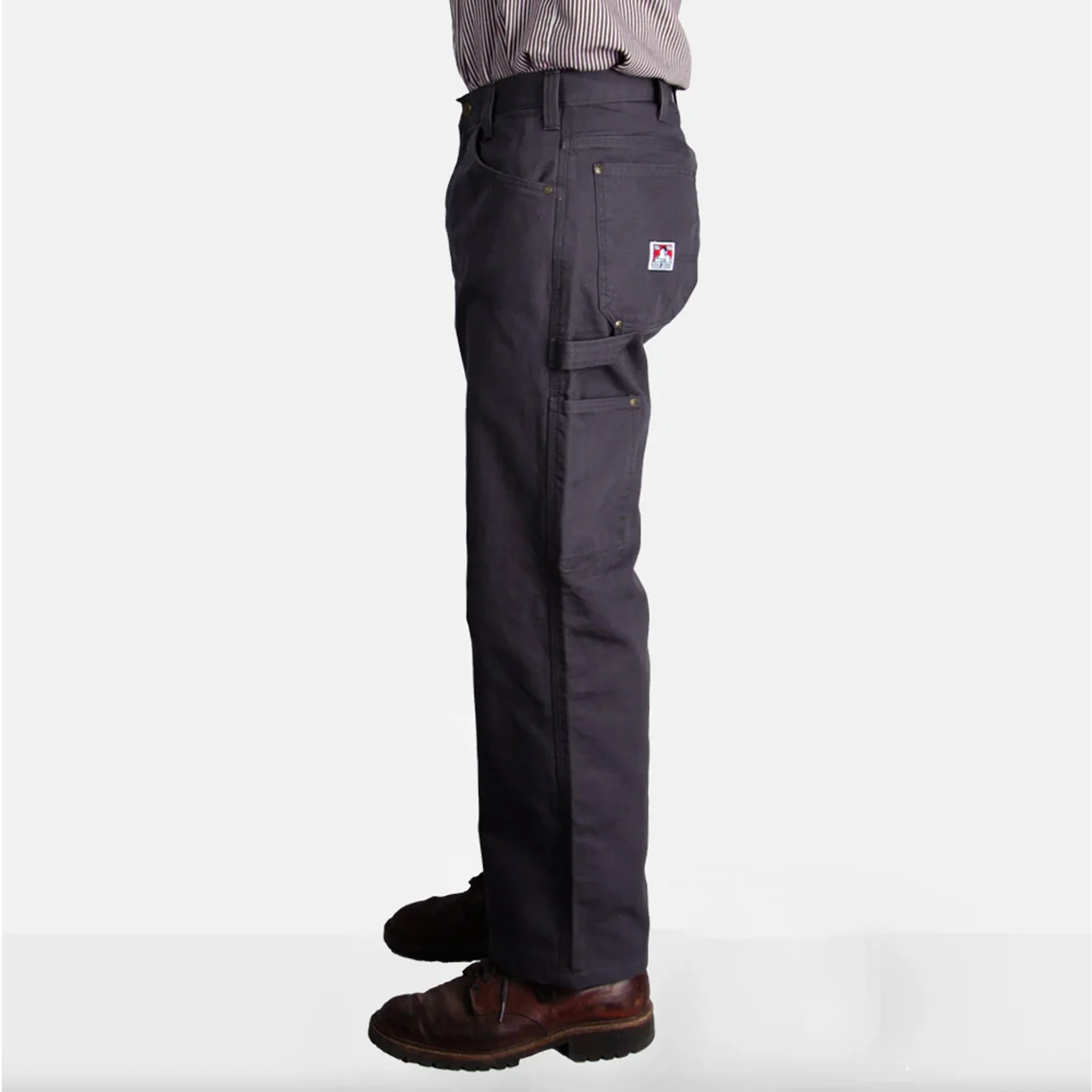 Ben Davis Canvas Carpenter Pants - Black 734 - Image 3