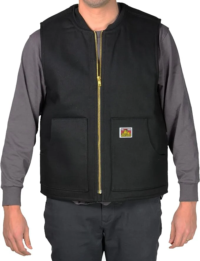 Ben Davis Lined Vest - Black (294)