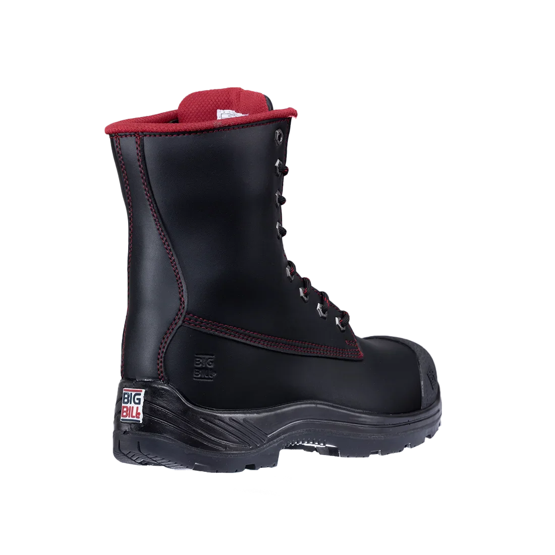Big Bill Big Red Microfiber Work Boots 8" -BB4002 - Image 3