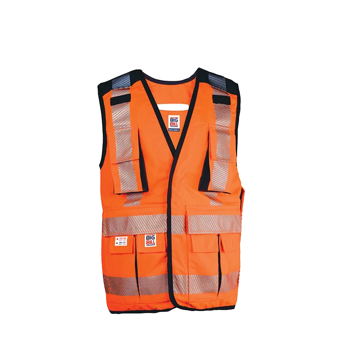 Big Bill High Visibility Surveyor's Vest -648HVT - Image 3
