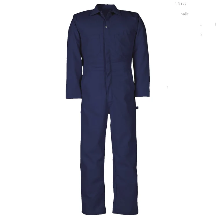 Big Bill Poplin Long Sleeve Coverall -Navy -407