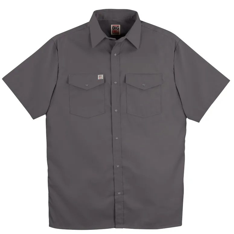 Big Bill Premium Short-Sleeve Snap Front Work Shirt -237 - Image 3