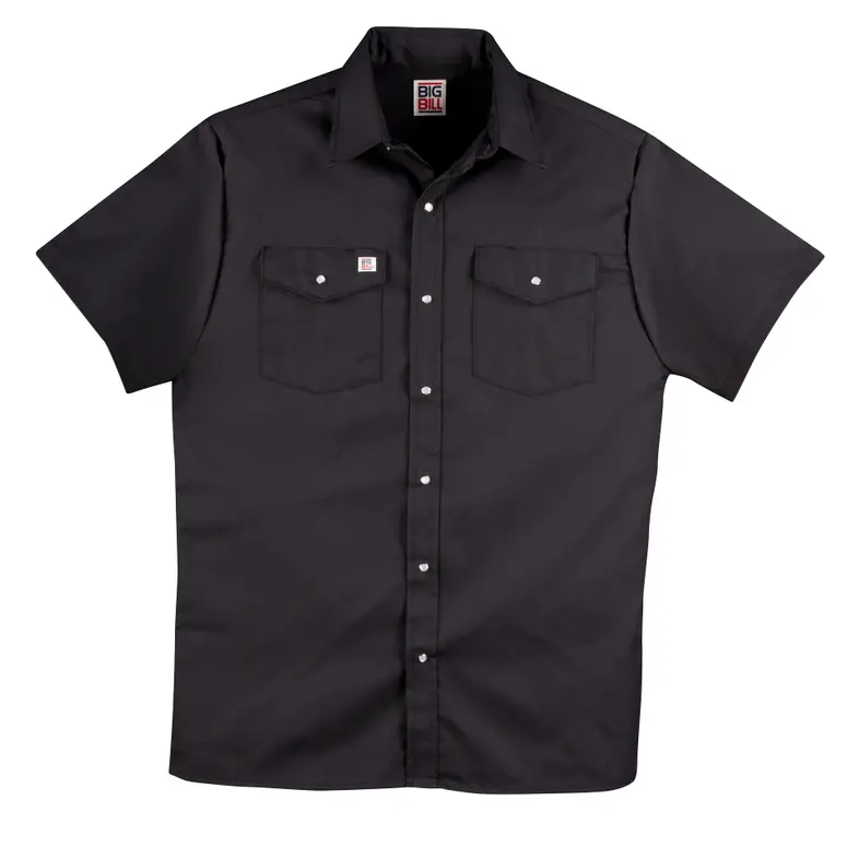 Big Bill Premium Short-Sleeve Snap Front Work Shirt -237 - Image 4