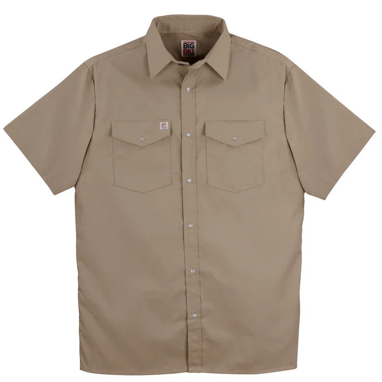 Big Bill Premium Short-Sleeve Snap Front Work Shirt -237 - Image 5