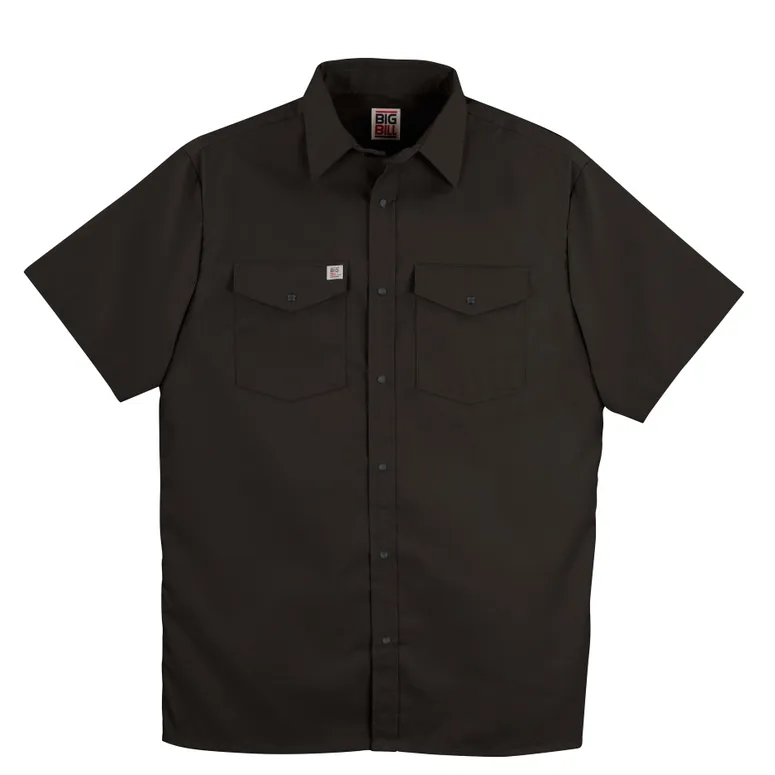 Big Bill Premium Short-Sleeve Snap Front Work Shirt -237 - Image 6