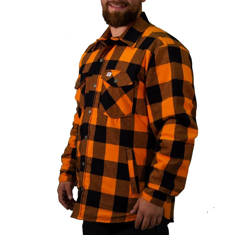 Big Bill Quilted Flannel Shirt Jacket with Pockets -223Q - Image 2