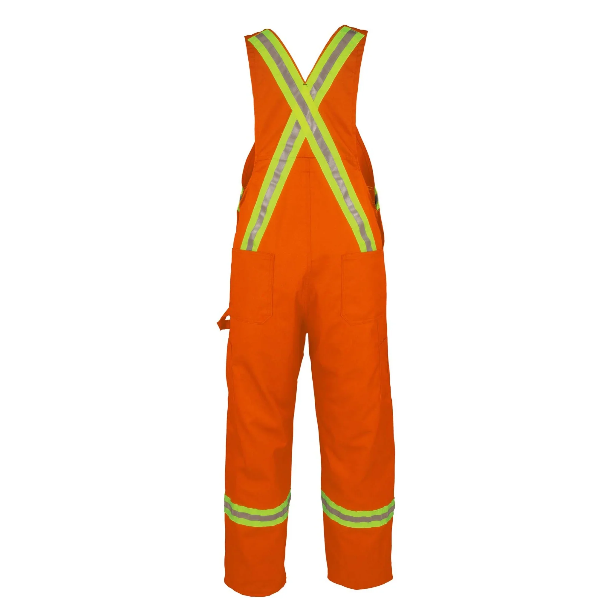 Big Bill High Visibility Unlined Industrial Bib Overall with Reflective Material -178BF - Image 2