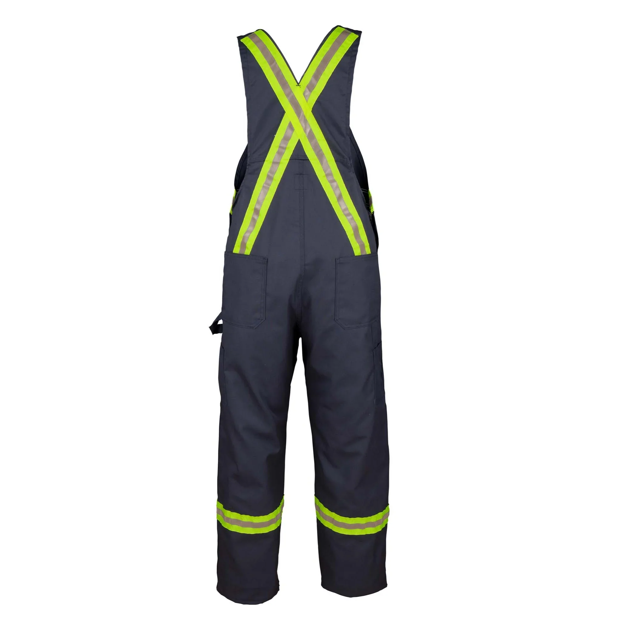 Big Bill High Visibility Unlined Industrial Bib Overall with Reflective Material -178BF - Image 4