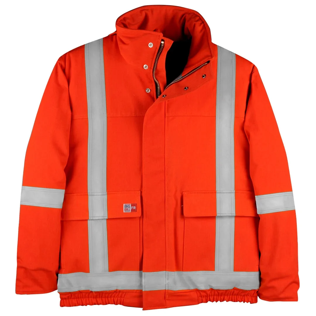 Big Bill Flame Resistant Winter Bomber Jacket with Reflective Tape -M405NEX - Image 3