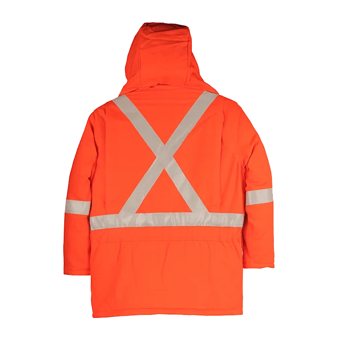 Big Bill Winter Parka with Reflective Tape - Orange -303CRT - Image 2