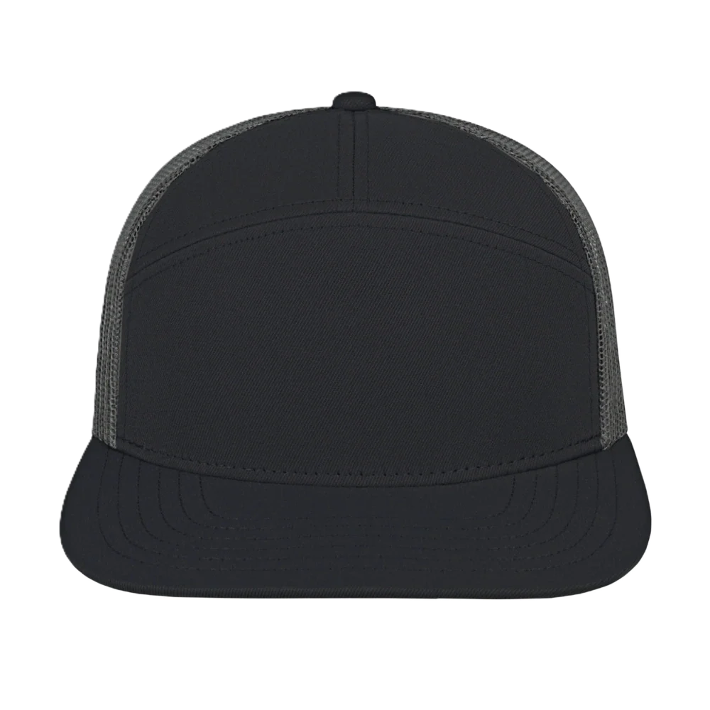 Blue Generation 7 Panel Trucker Cap-BG1557C - Image 4