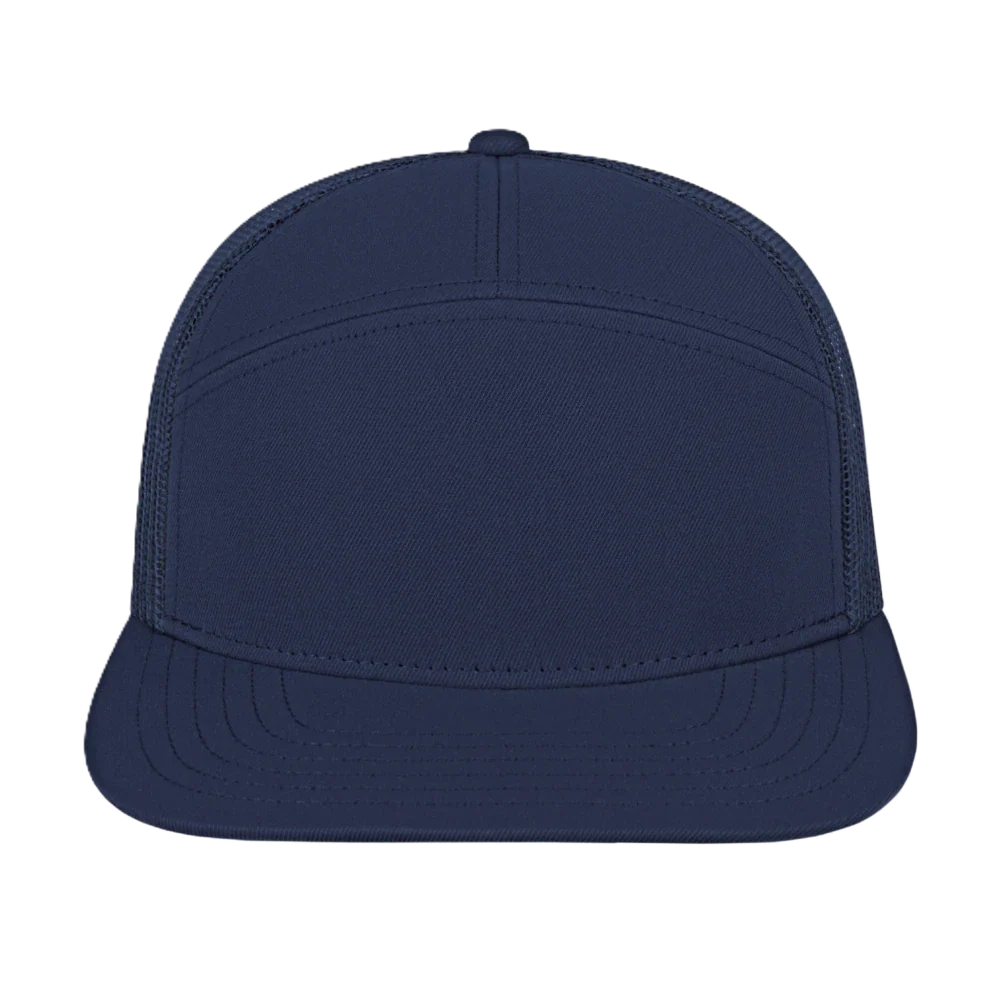 Blue Generation 7 Panel Trucker Cap-BG1557C - Image 5