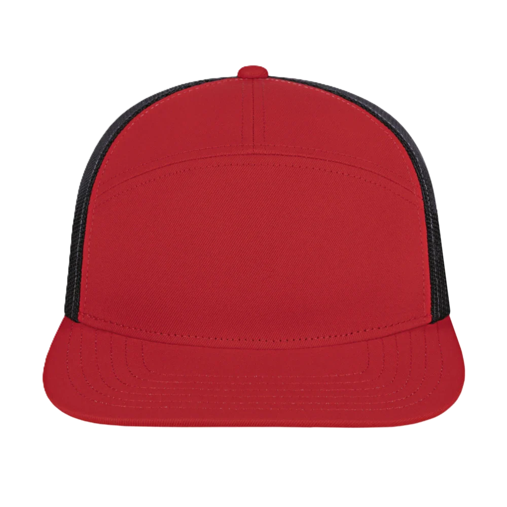Blue Generation 7 Panel Trucker Cap-BG1557C - Image 6