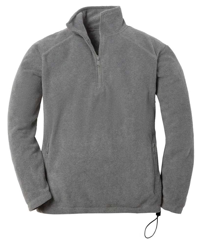Blue Generation Adult Micro Fleece Zip Pullover-BG9952 - Image 4