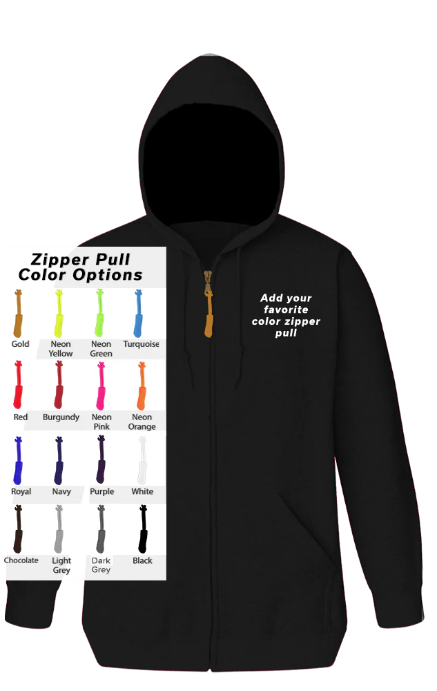 Blue Generation Custom Zipper Pull Zip Front Hoodie-BG9302ZB - Image 2