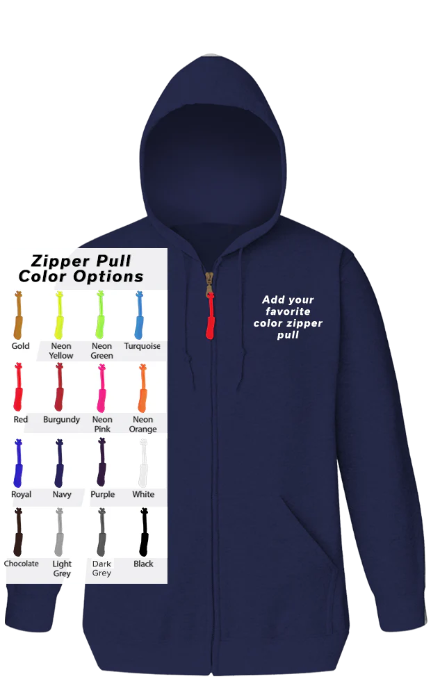 Blue Generation Custom Zipper Pull Zip Front Hoodie-BG9302ZB - Image 6