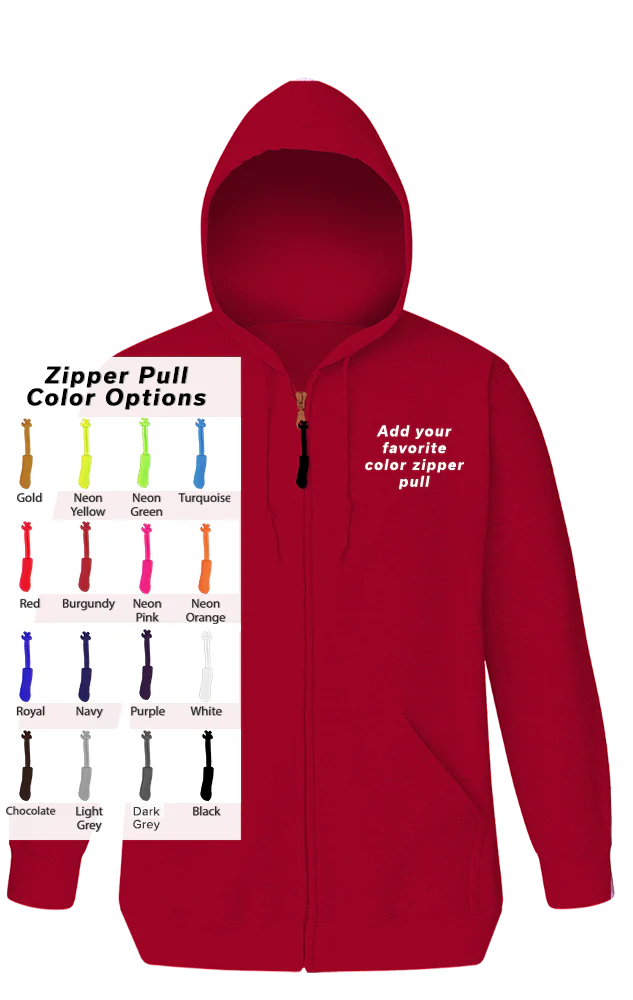 Blue Generation Custom Zipper Pull Zip Front Hoodie-BG9302ZB - Image 7