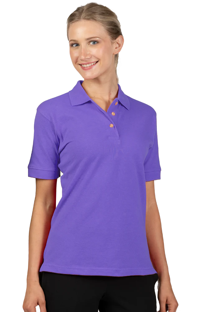 Blue Generation Ladies' 100% Cotton Pique Polo-BG6201 - Image 19