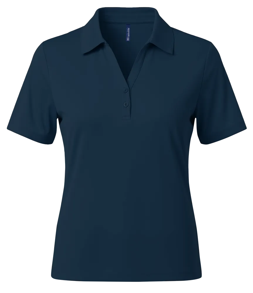 Blue Generation Ladies Recycled Knit Polo-BG6008 - Image 4