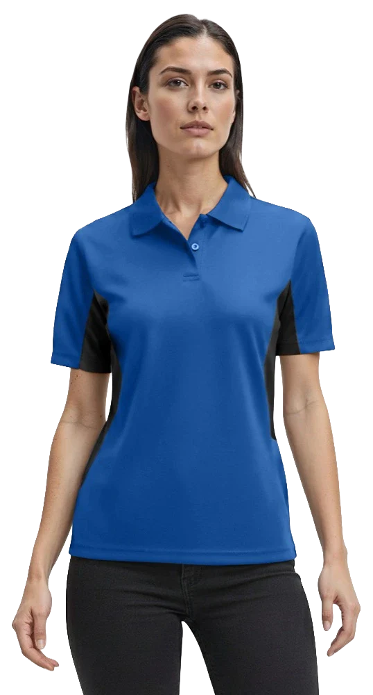 Blue Generation Ladies' Snag Resistant Colorblock Polo-BG6226 - Image 6
