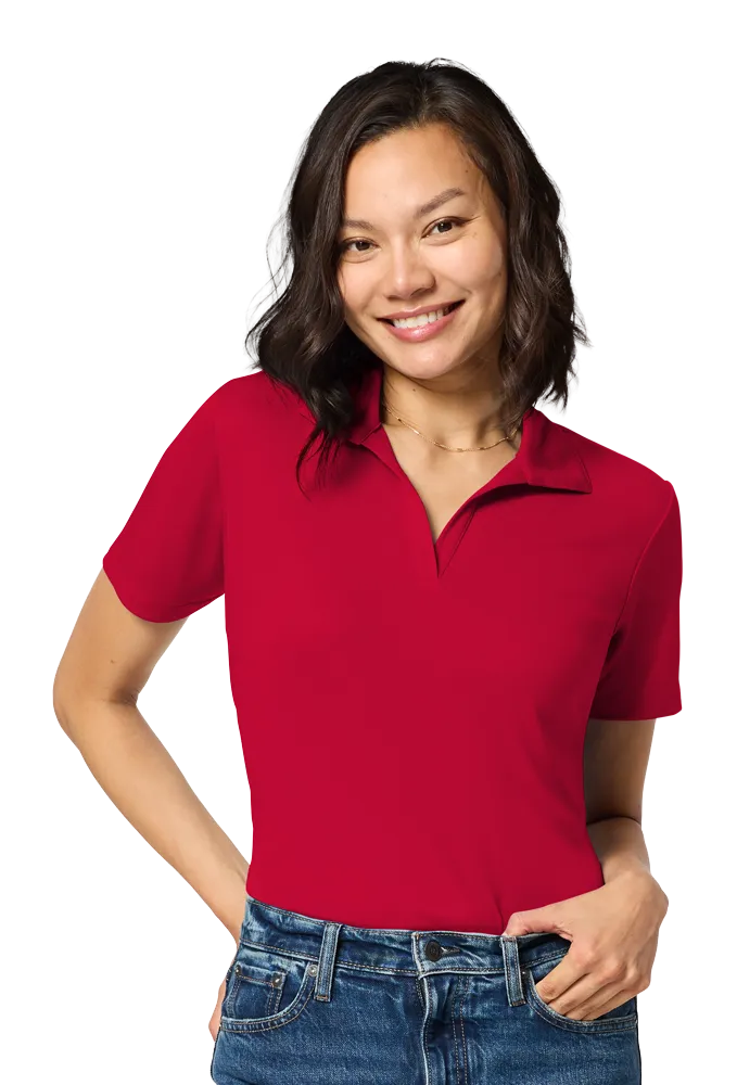 Blue Generation Ladies Titan V-Neck Polo-BG6303 - Image 7