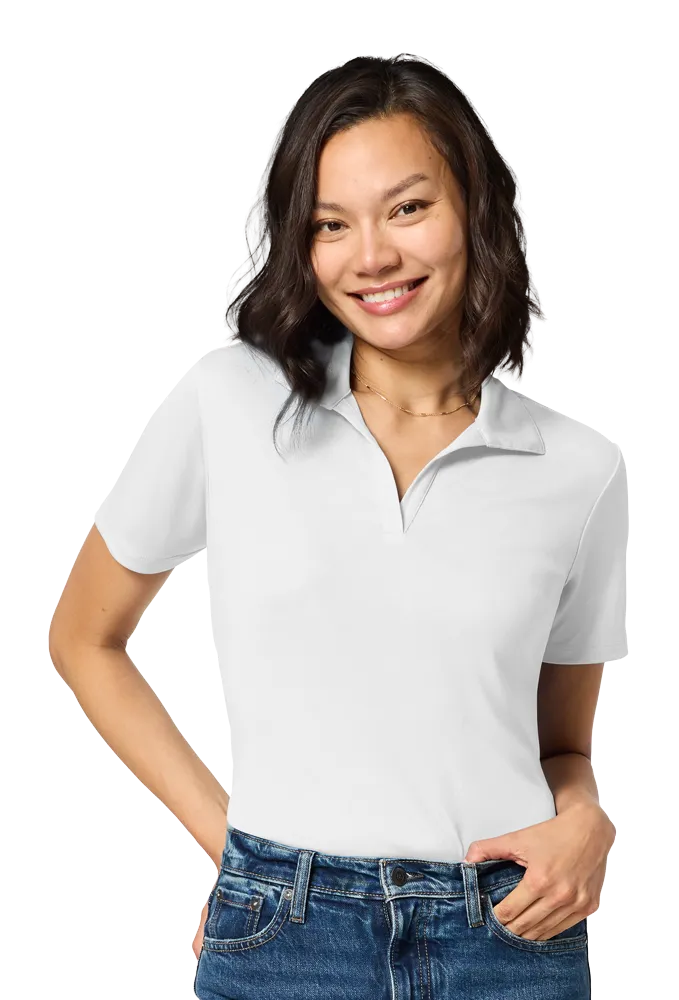 Blue Generation Ladies Titan V-Neck Polo-BG6303 - Image 9