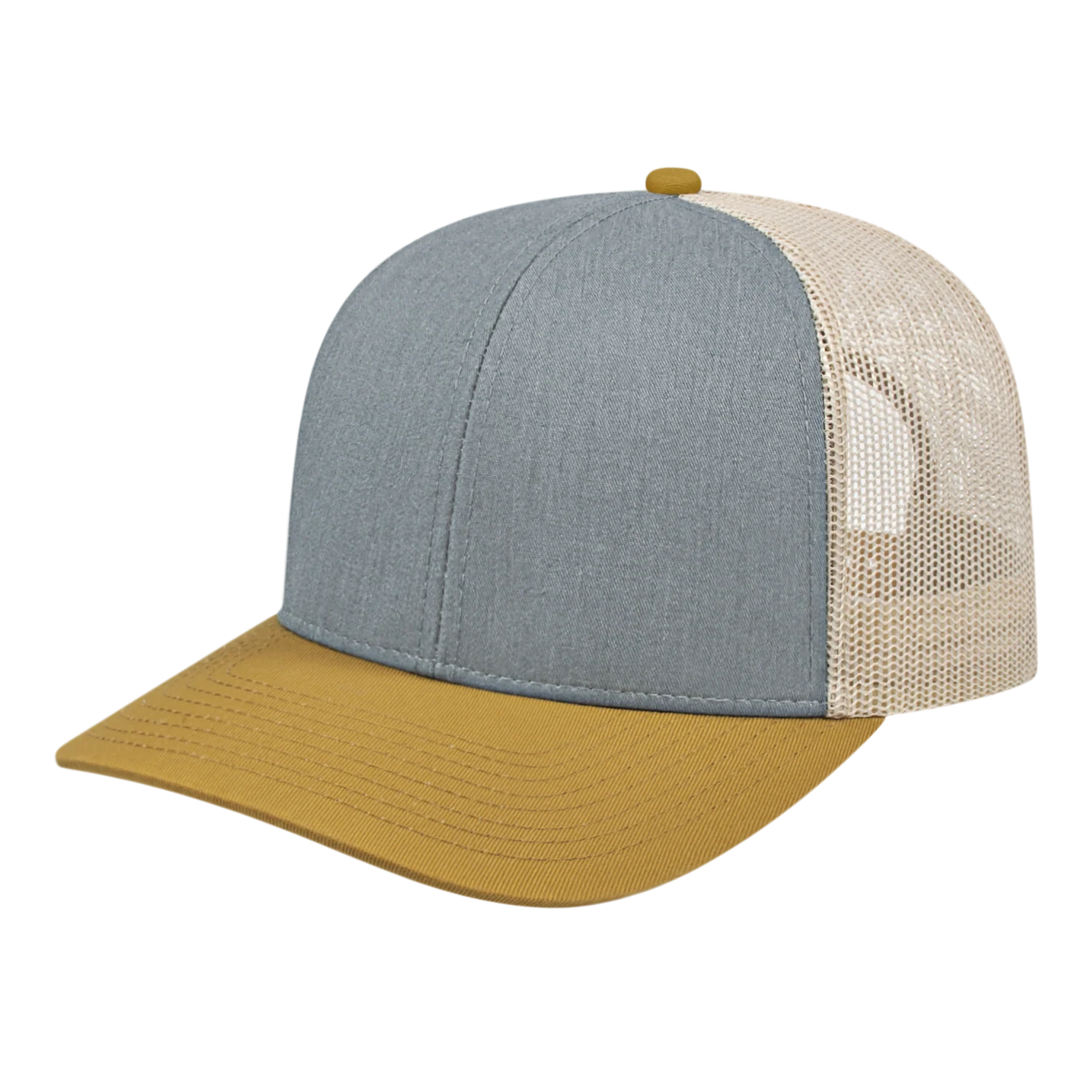 Blue Generation Poly/Cotton Trucker Mesh Back Cap-BG1538C - Image 8