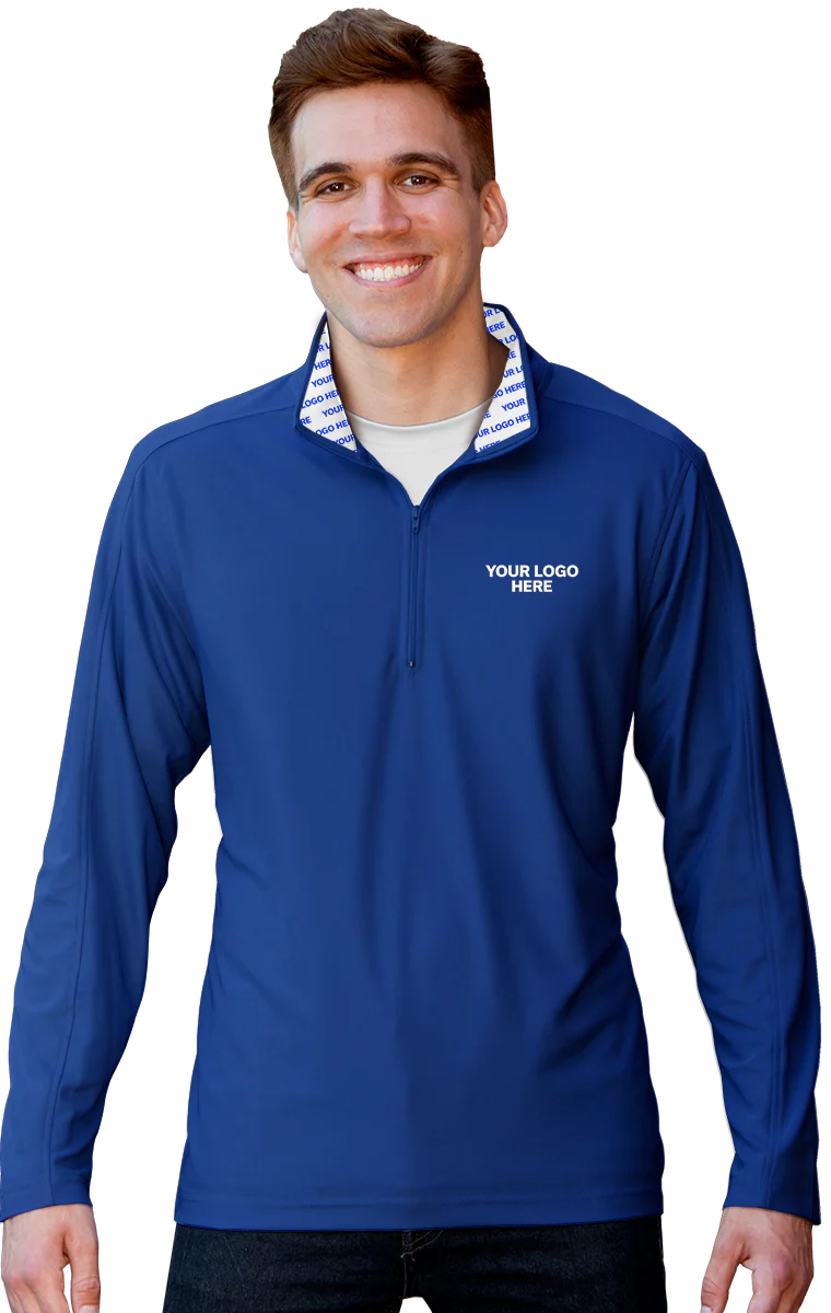 Blue Generation Your Logo Here Wicking Pullover-BG7230H - Image 2