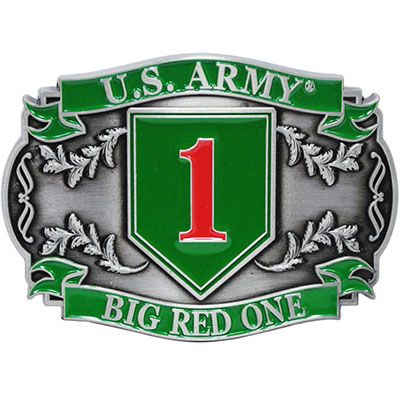 BUCKLE-ARMY,001ST DIV. - B0105