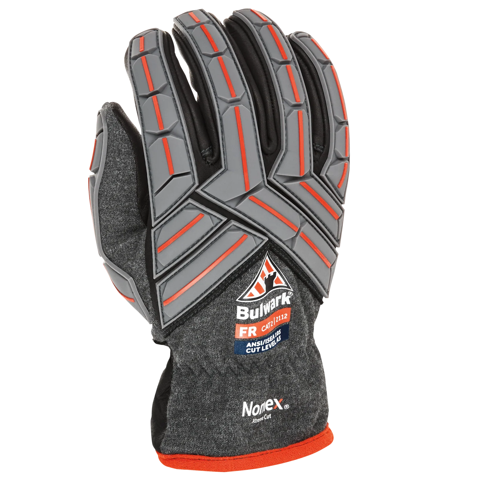 Bulwark iQ Series FR LEATHER W/ IMPACT SAFETY GLOVE Advantage Shield 200-GS200C