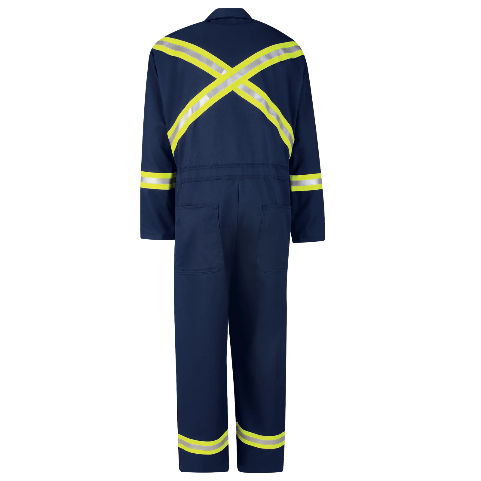 Bulwark® Men's Midweight Excel FR Classic Coverall with Reflective Trim - Navy -CECTNV - Image 2