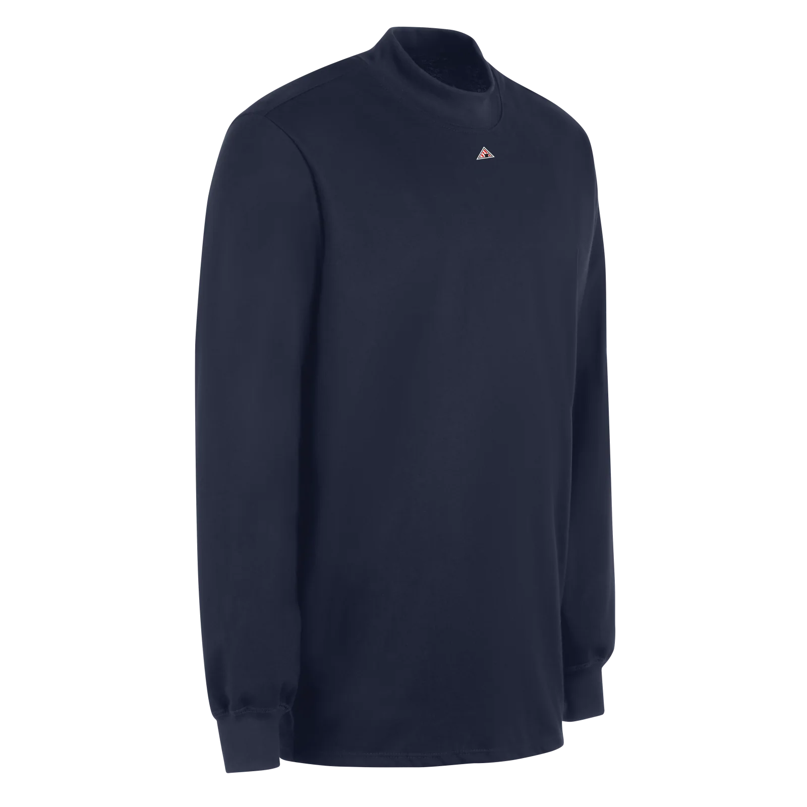 Bulwark® Men's FR Tagless Mock Turtleneck -  Navy - SEK2NV - Image 3