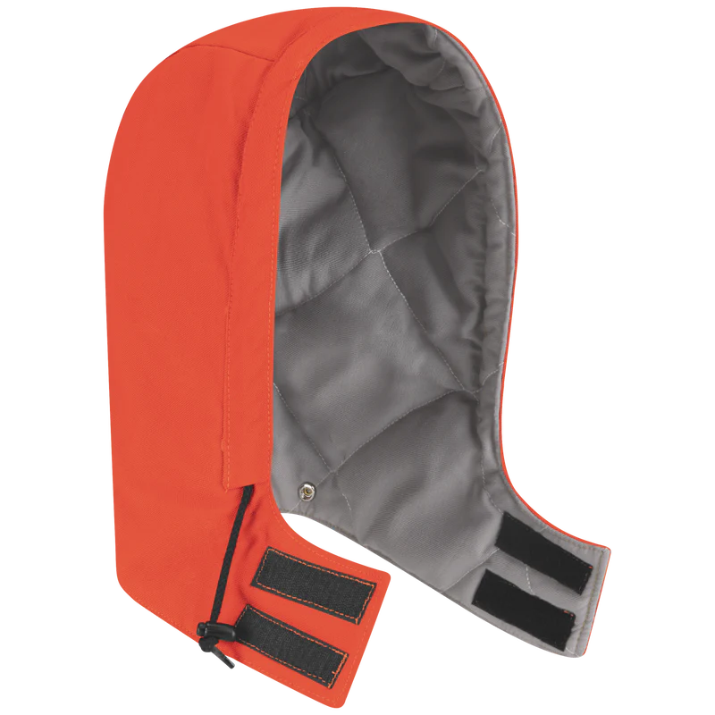 Bulwark®  Midweight Excel FR® Comfor Touch® Universal Fit Snap-On Hood  - HLH2-Color : Grey -Navy - Orange -Royal Blue - Image 3