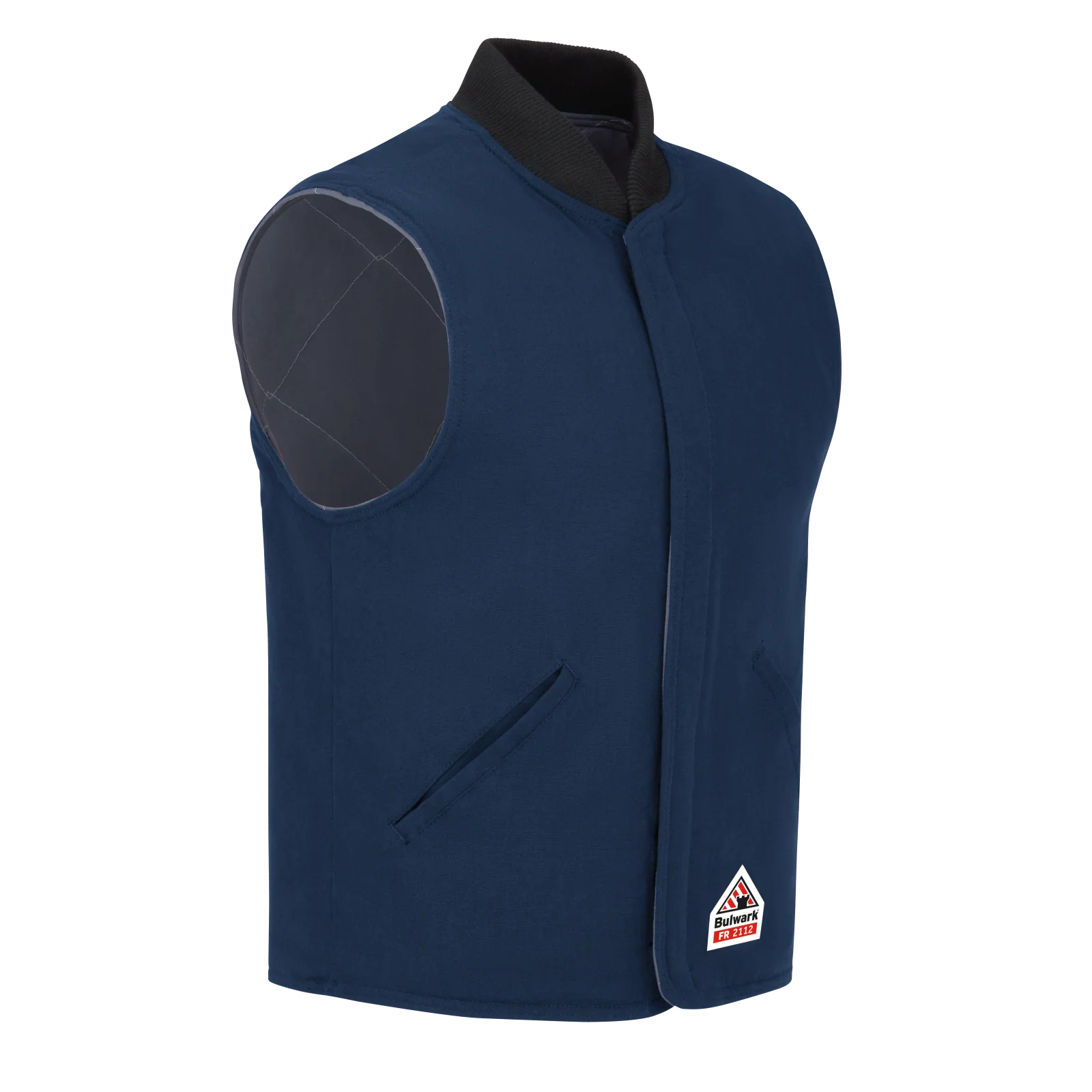 Bulwark® Men's Lightweight Nomex® FR Vest Jacket Liner - Navy - LNS8NV - Image 3