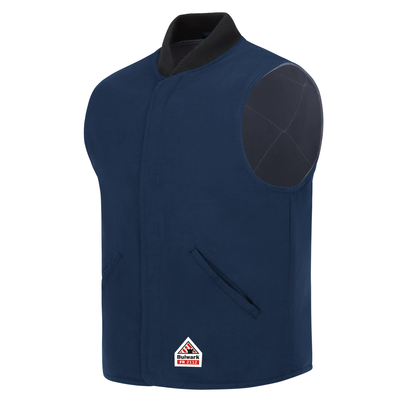 Bulwark® Men's Lightweight Nomex® FR Vest Jacket Liner - Navy - LNS8NV - Image 4