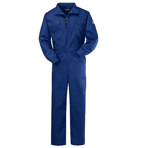 Bulwark® Women's Midweight Excel FR® Comfor Touch® Premium Coverall - CLB7-Color : Navy - Royal Blue - Image 2