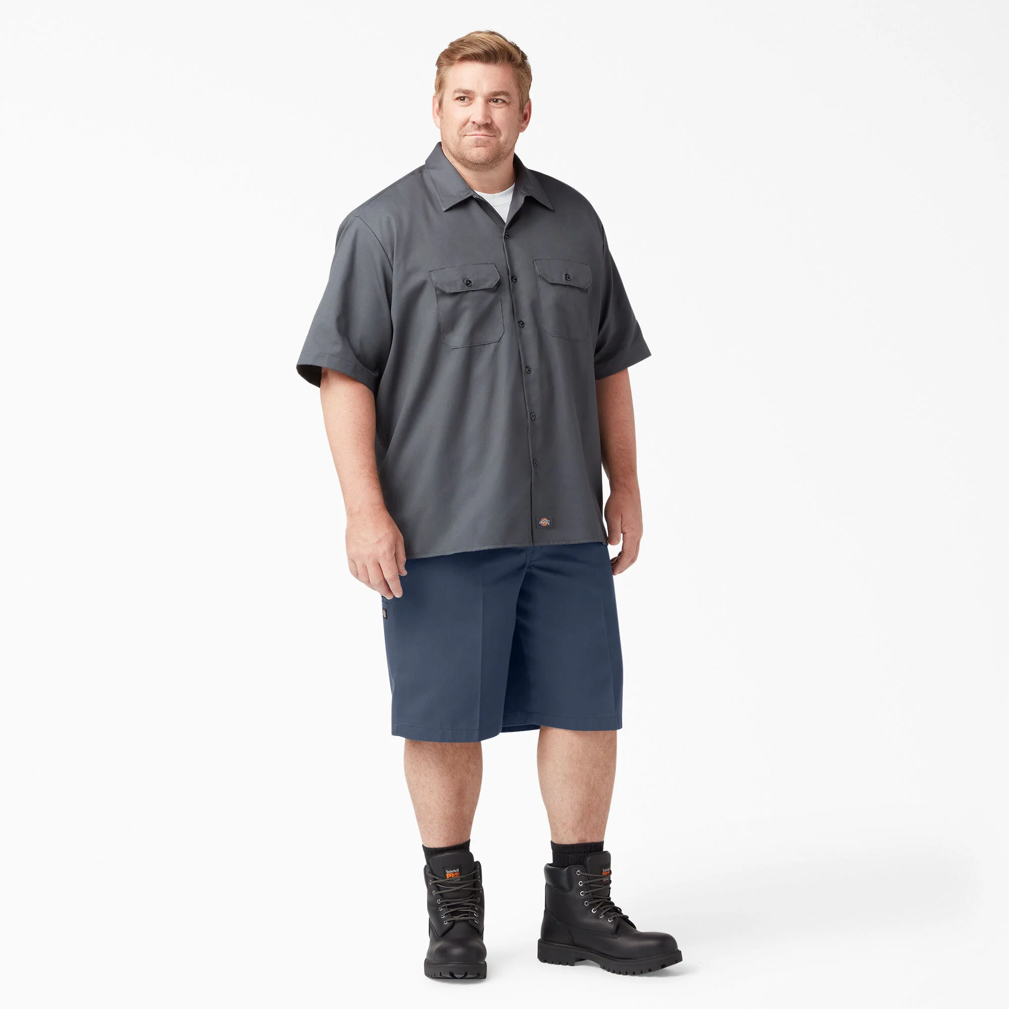 Dickies 13" Loose Fit Flat Front Work Shorts - 42283 Navy - Image 8