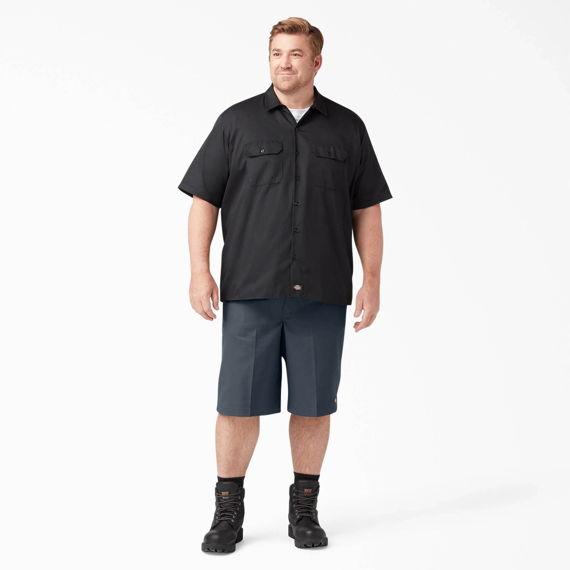 Dickies 13" Loose Fit Flat Front Work Shorts - 42283 - Diesel Gray - Image 9