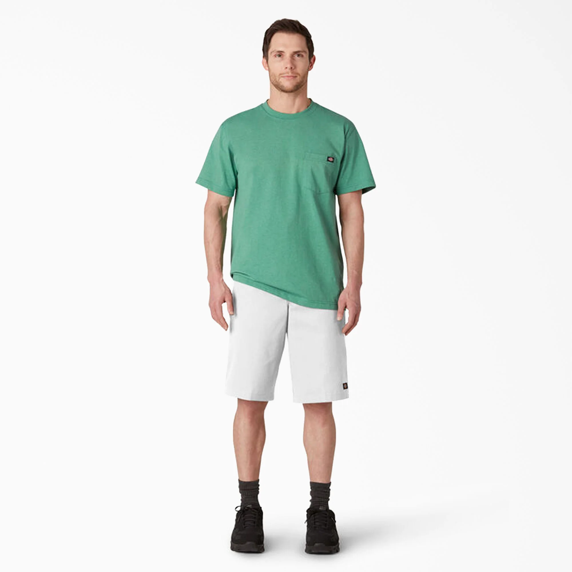 Dickies 13" Loose Fit Flat Front Work Shorts - 42283 - White - Image 4