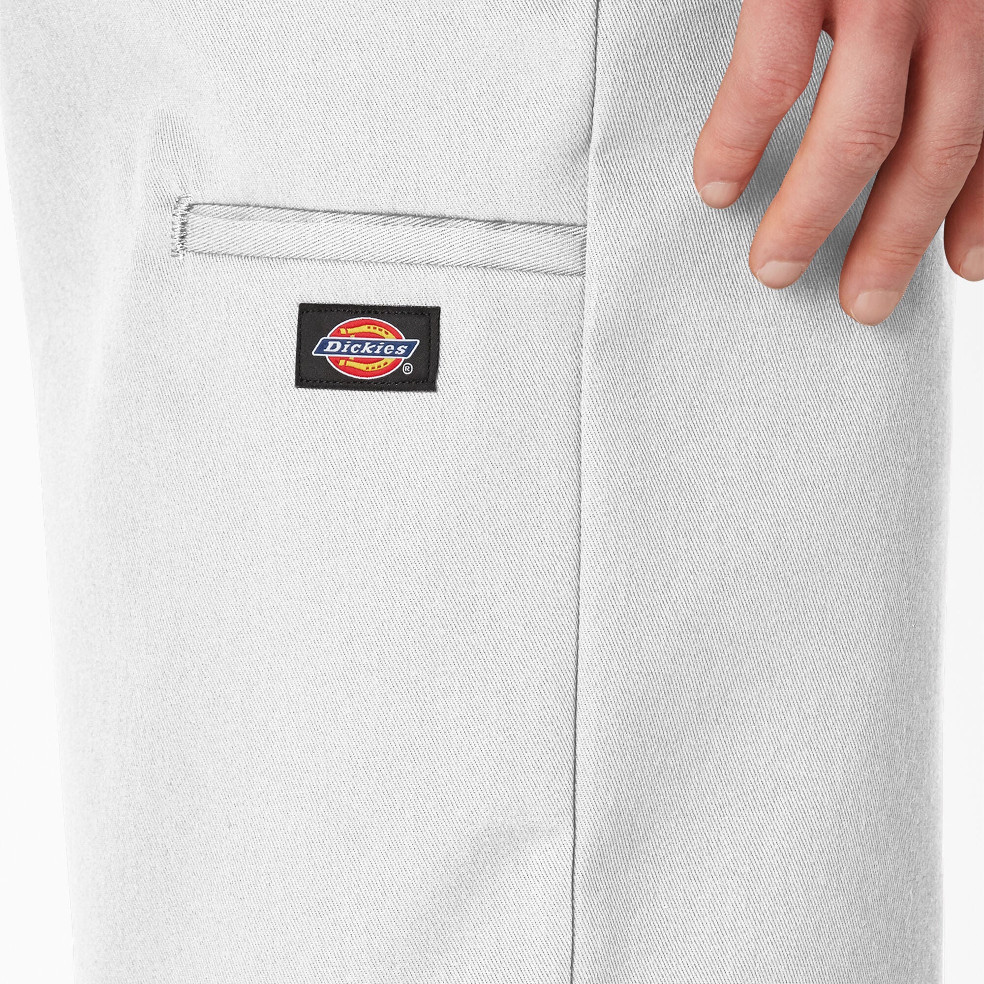 Dickies 13" Loose Fit Flat Front Work Shorts - 42283 - White - Image 5