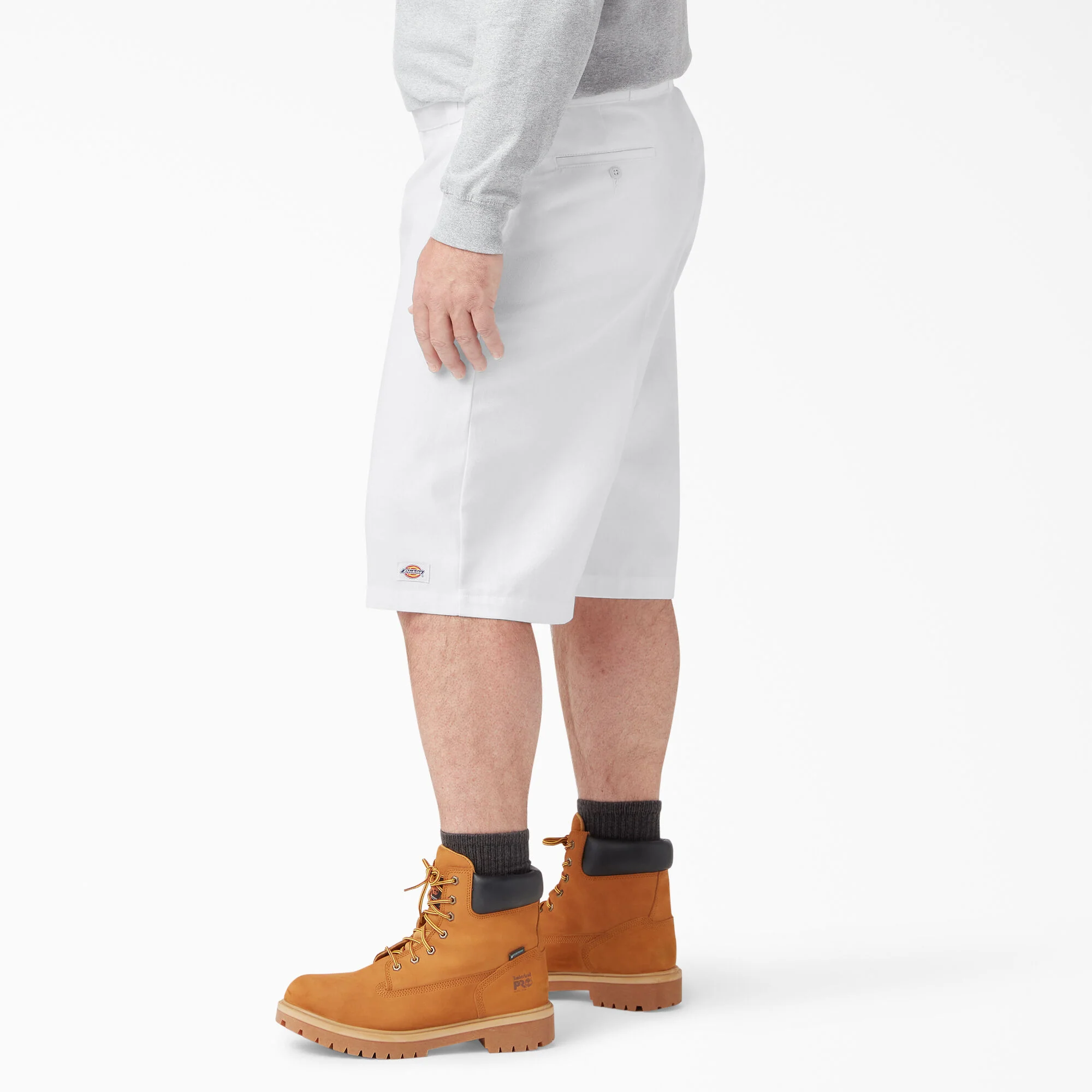 Dickies 13" Loose Fit Flat Front Work Shorts - 42283 - White - Image 7
