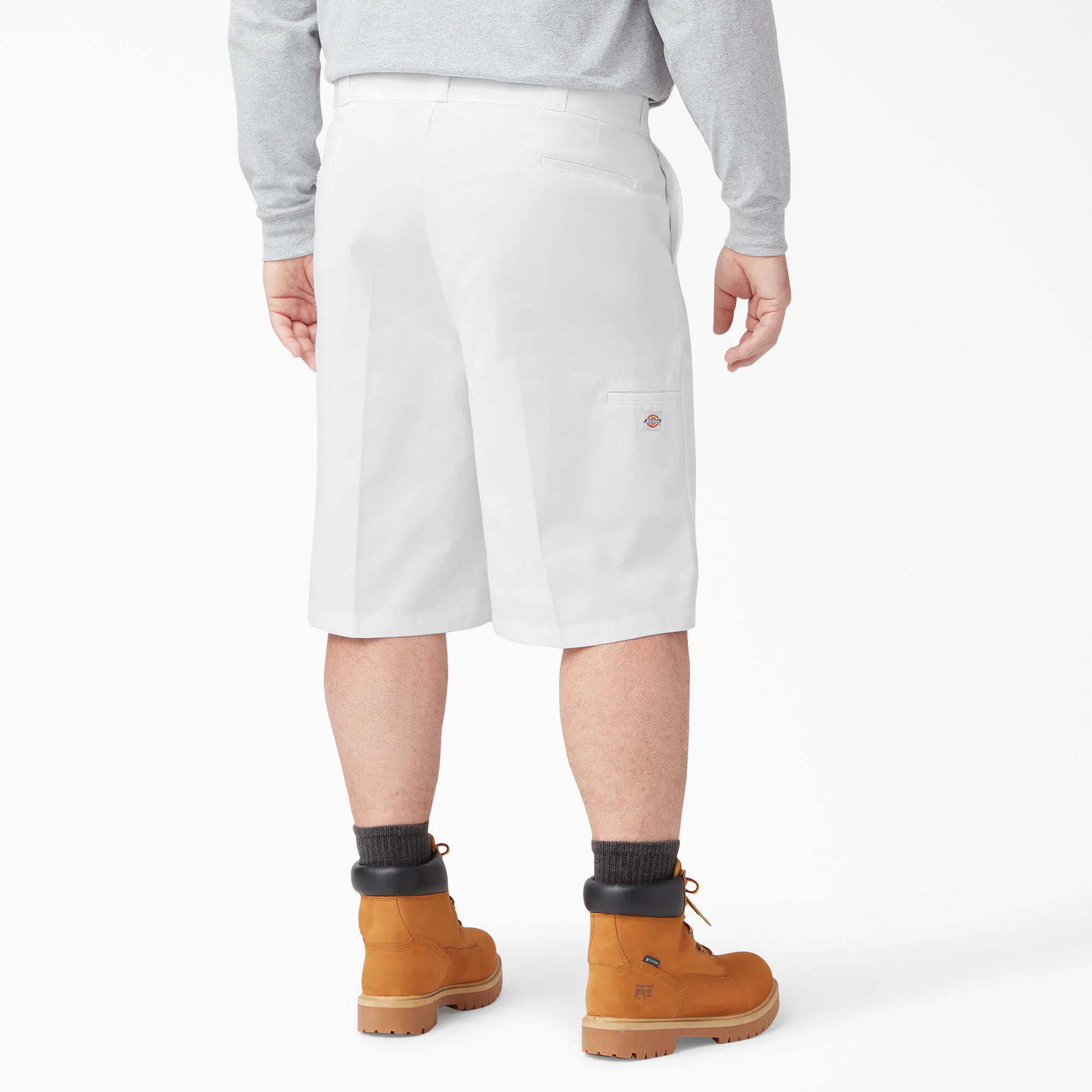 Dickies 13" Loose Fit Flat Front Work Shorts - 42283 - White - Image 8