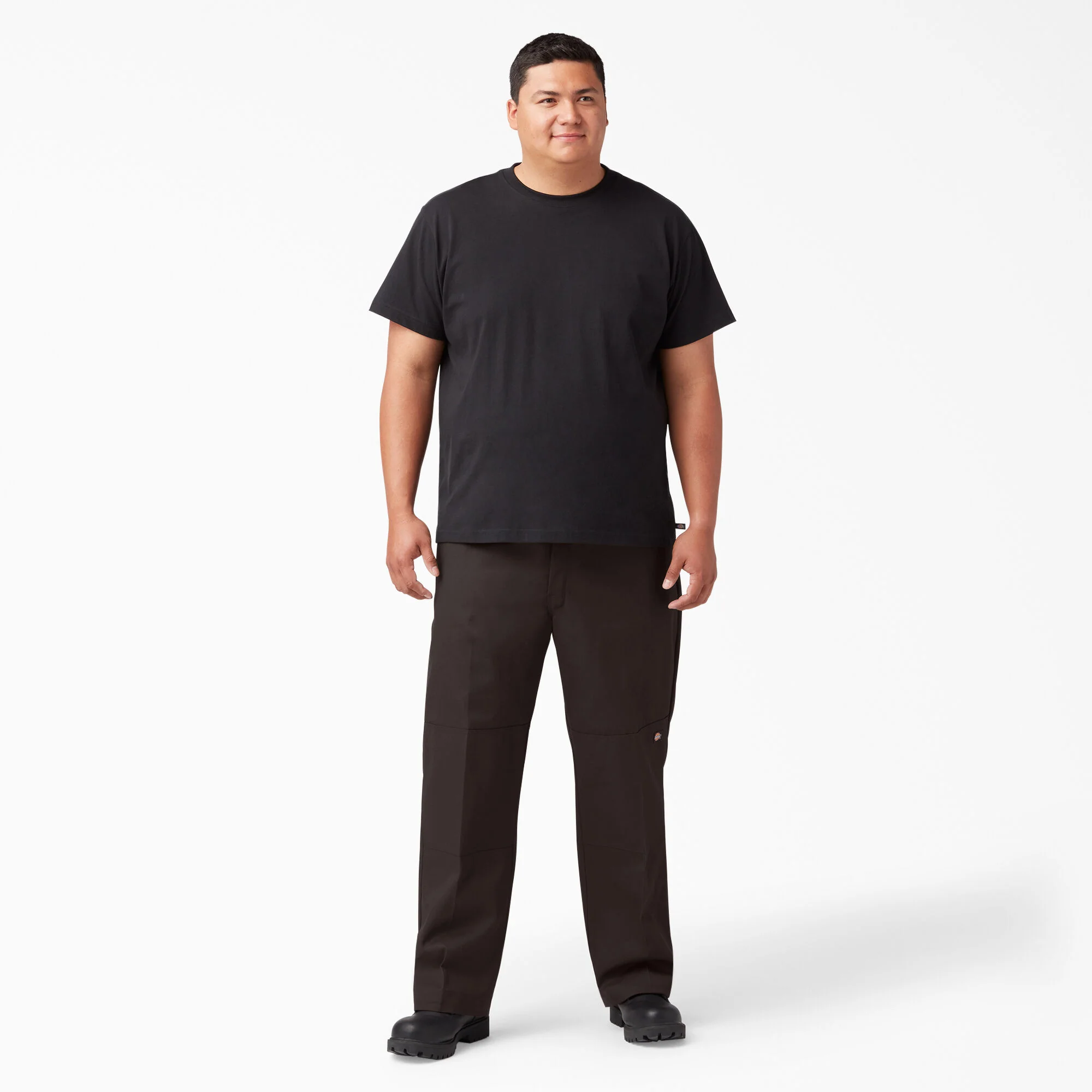 Dickies Loose Fit Double Knee Work Pants - Dark Brown 85283 - Image 9