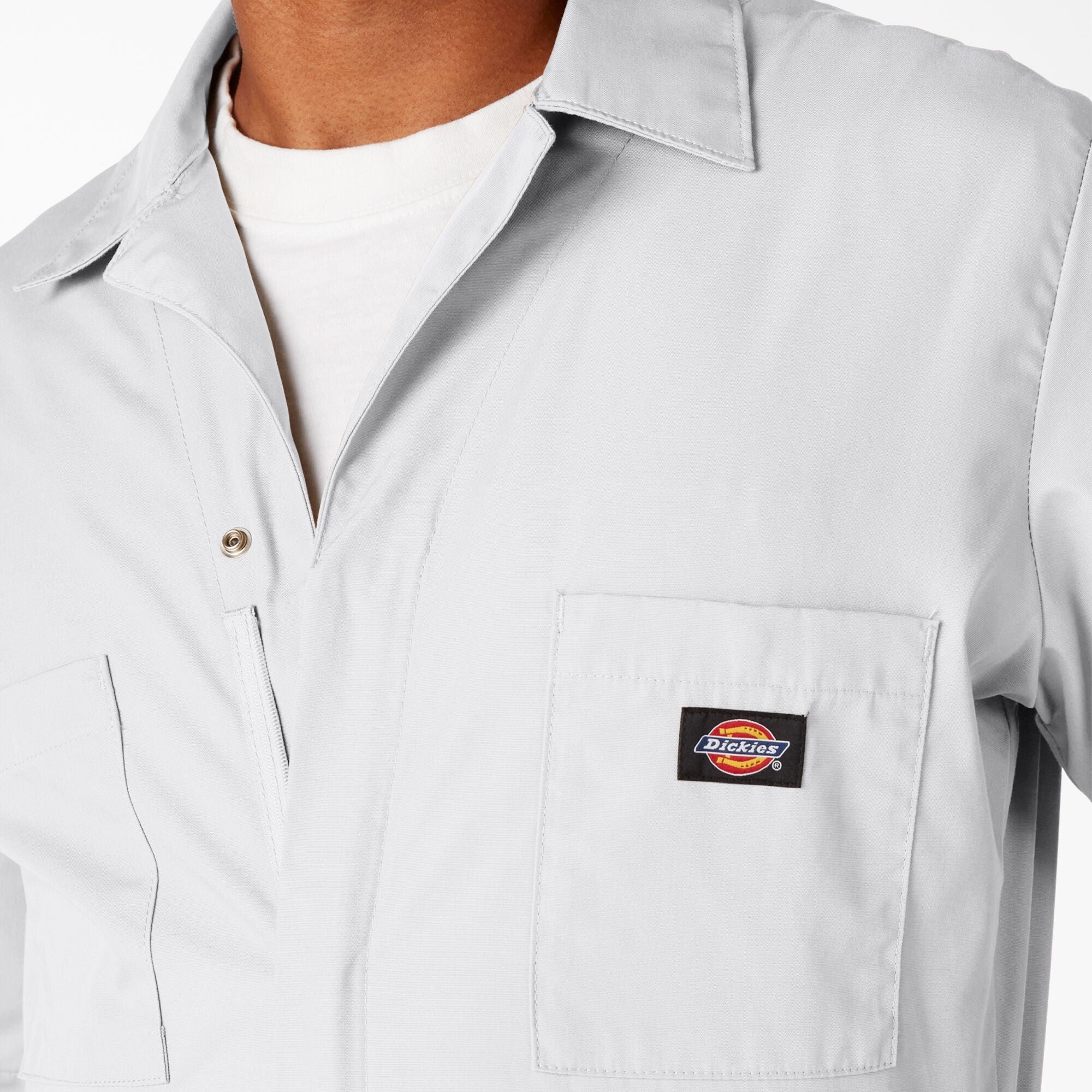 Dickies Short Sleeve Coveralls - White D33999 - Image 4