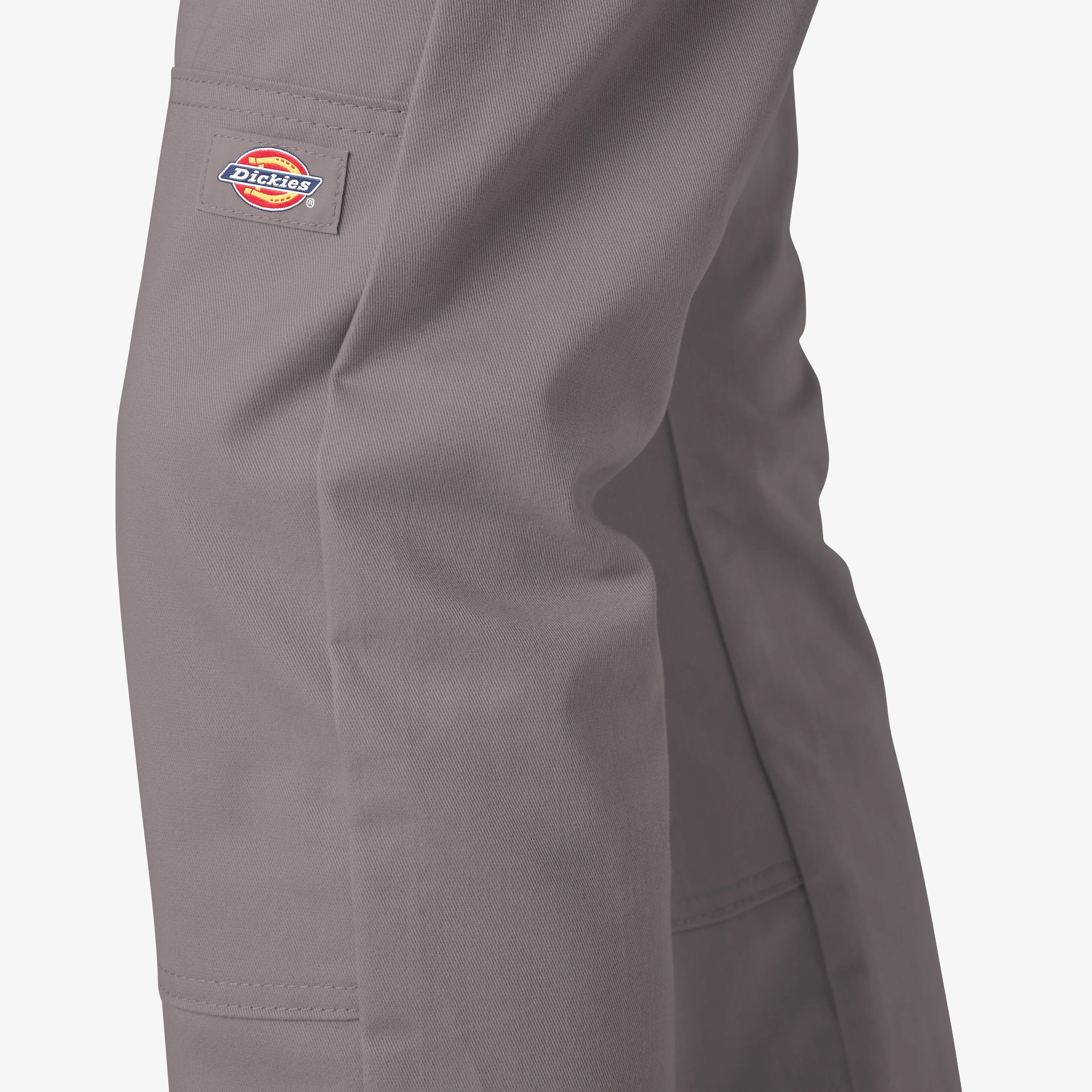 Dickies Skinny Fit Double Knee Work Pants - Silver DWP811 - Image 7