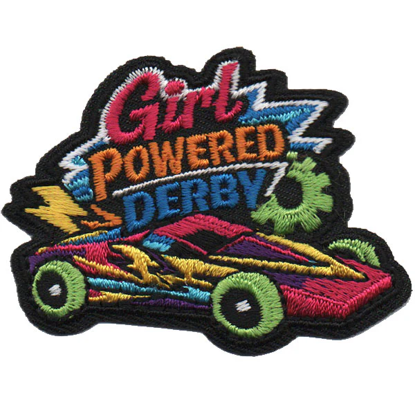 Girl Powered Derby Patch -7365